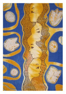 "Ecume de mer, dentelle d'Aguane" oeuvre textile par Béatrice Rodaro-Vico "Ecume de mer, dentelle d'Aguane" oeuvre textile par Béatrice Rodaro-Vico